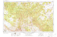 Clifton Arizona Historical topographic map, 1:250000 scale, 1 X 2 Degree, Year 1954