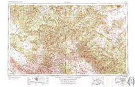 Clifton Arizona Historical topographic map, 1:250000 scale, 1 X 2 Degree, Year 1954