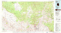 Clifton Arizona Historical topographic map, 1:100000 scale, 30 X 60 Minute, Year 1986
