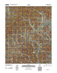 Coat Spring Arizona Historical topographic map, 1:24000 scale, 7.5 X 7.5 Minute, Year 2011