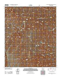 Cobre Grande Mountain Arizona Historical topographic map, 1:24000 scale, 7.5 X 7.5 Minute, Year 2011