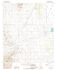 Cochise Arizona Historical topographic map, 1:24000 scale, 7.5 X 7.5 Minute, Year 1985