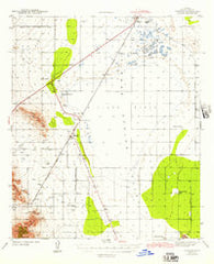 Cochise Arizona Historical topographic map, 1:62500 scale, 15 X 15 Minute, Year 1943