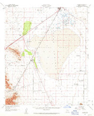 Cochise Arizona Historical topographic map, 1:62500 scale, 15 X 15 Minute, Year 1958