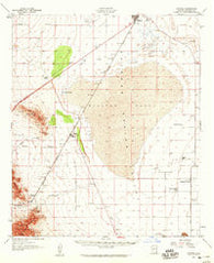 Cochise Arizona Historical topographic map, 1:62500 scale, 15 X 15 Minute, Year 1958