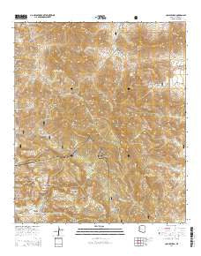 Cochise Head Arizona Current topographic map, 1:24000 scale, 7.5 X 7.5 Minute, Year 2014