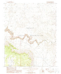 Coconino Point Arizona Historical topographic map, 1:24000 scale, 7.5 X 7.5 Minute, Year 1988