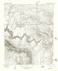 Coconino Pt NE Arizona Historical topographic map, 1:24000 scale, 7.5 X 7.5 Minute, Year 1955