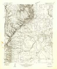 Coconino Pt SE Arizona Historical topographic map, 1:24000 scale, 7.5 X 7.5 Minute, Year 1955