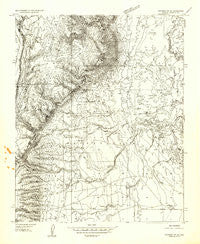 Coconino Pt SE Arizona Historical topographic map, 1:24000 scale, 7.5 X 7.5 Minute, Year 1955