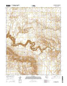 Coconino Point Arizona Current topographic map, 1:24000 scale, 7.5 X 7.5 Minute, Year 2014