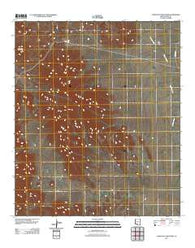 Coffeepot Mountain Arizona Historical topographic map, 1:24000 scale, 7.5 X 7.5 Minute, Year 2011