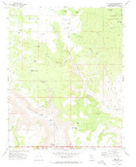 Cold Spring Arizona Historical topographic map, 1:24000 scale, 7.5 X 7.5 Minute, Year 1971