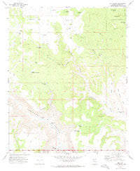 Cold Spring Arizona Historical topographic map, 1:24000 scale, 7.5 X 7.5 Minute, Year 1971