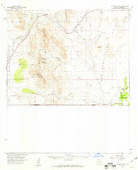 College Peaks Arizona Historical topographic map, 1:62500 scale, 15 X 15 Minute, Year 1958