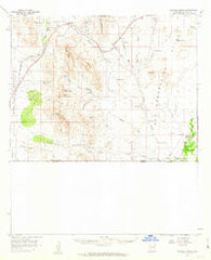 College Peaks Arizona Historical topographic map, 1:62500 scale, 15 X 15 Minute, Year 1958