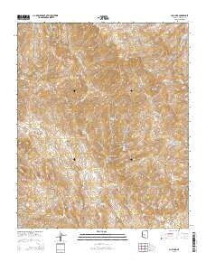 Columbia Arizona Current topographic map, 1:24000 scale, 7.5 X 7.5 Minute, Year 2014