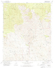 Columbia Arizona Historical topographic map, 1:24000 scale, 7.5 X 7.5 Minute, Year 1969