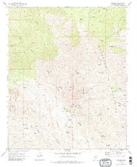 Columbia Arizona Historical topographic map, 1:24000 scale, 7.5 X 7.5 Minute, Year 1969