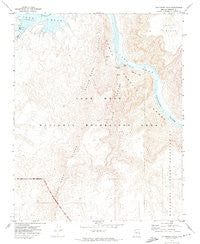 Columbine Falls Arizona Historical topographic map, 1:24000 scale, 7.5 X 7.5 Minute, Year 1971