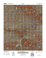 Columbus Peak Arizona Historical topographic map, 1:24000 scale, 7.5 X 7.5 Minute, Year 2011
