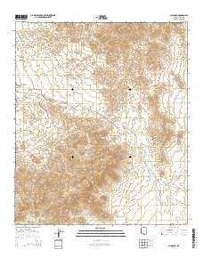Comobabi Arizona Current topographic map, 1:24000 scale, 7.5 X 7.5 Minute, Year 2014