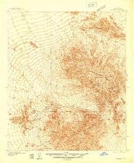 Comobabi Arizona Historical topographic map, 1:48000 scale, 15 X 15 Minute, Year 1937