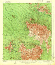 Comobabi Arizona Historical topographic map, 1:62500 scale, 15 X 15 Minute, Year 1942