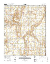 Concho Arizona Current topographic map, 1:24000 scale, 7.5 X 7.5 Minute, Year 2014