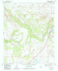 Concho Lake Arizona Historical topographic map, 1:24000 scale, 7.5 X 7.5 Minute, Year 1971