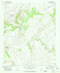 Concho Arizona Historical topographic map, 1:24000 scale, 7.5 X 7.5 Minute, Year 1971