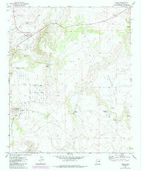Concho Arizona Historical topographic map, 1:24000 scale, 7.5 X 7.5 Minute, Year 1971