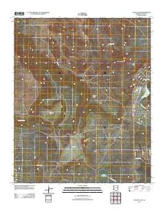 Concho Lake Arizona Historical topographic map, 1:24000 scale, 7.5 X 7.5 Minute, Year 2011