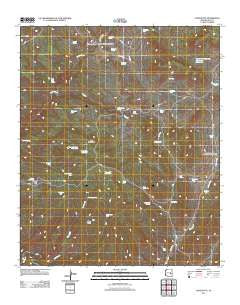 Cone Butte Arizona Historical topographic map, 1:24000 scale, 7.5 X 7.5 Minute, Year 2011