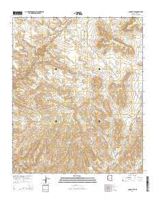 Cone Butte Arizona Current topographic map, 1:24000 scale, 7.5 X 7.5 Minute, Year 2014