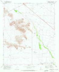 Congress SW Arizona Historical topographic map, 1:24000 scale, 7.5 X 7.5 Minute, Year 1969