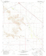 Congress SW Arizona Historical topographic map, 1:24000 scale, 7.5 X 7.5 Minute, Year 1969