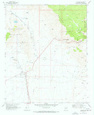 Congress Arizona Historical topographic map, 1:24000 scale, 7.5 X 7.5 Minute, Year 1969