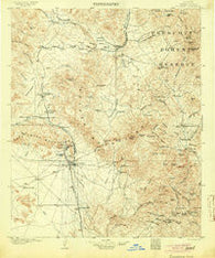 Congress Arizona Historical topographic map, 1:125000 scale, 30 X 30 Minute, Year 1904
