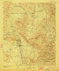 Congress Arizona Historical topographic map, 1:125000 scale, 30 X 30 Minute, Year 1904