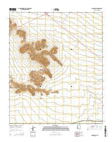 Congress SW Arizona Current topographic map, 1:24000 scale, 7.5 X 7.5 Minute, Year 2014
