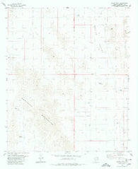 Conley Well Arizona Historical topographic map, 1:24000 scale, 7.5 X 7.5 Minute, Year 1979