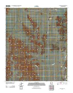 Conley Well Arizona Historical topographic map, 1:24000 scale, 7.5 X 7.5 Minute, Year 2011