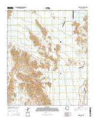 Conley Well Arizona Current topographic map, 1:24000 scale, 7.5 X 7.5 Minute, Year 2014