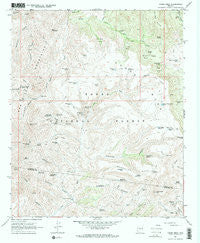 Cooks Mesa Arizona Historical topographic map, 1:24000 scale, 7.5 X 7.5 Minute, Year 1967
