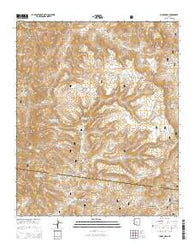 Cooks Mesa Arizona Current topographic map, 1:24000 scale, 7.5 X 7.5 Minute, Year 2014