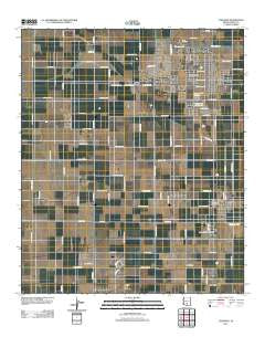 Coolidge Arizona Historical topographic map, 1:24000 scale, 7.5 X 7.5 Minute, Year 2011