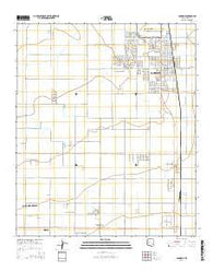 Coolidge Arizona Current topographic map, 1:24000 scale, 7.5 X 7.5 Minute, Year 2014