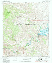 Coolidge Dam Arizona Historical topographic map, 1:24000 scale, 7.5 X 7.5 Minute, Year 1968
