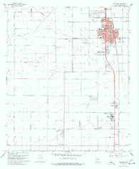 Coolidge Arizona Historical topographic map, 1:24000 scale, 7.5 X 7.5 Minute, Year 1965